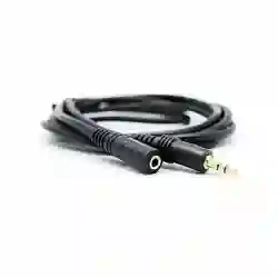 Cable De Audio 3.5mm Macho A Hembra 3m Negro