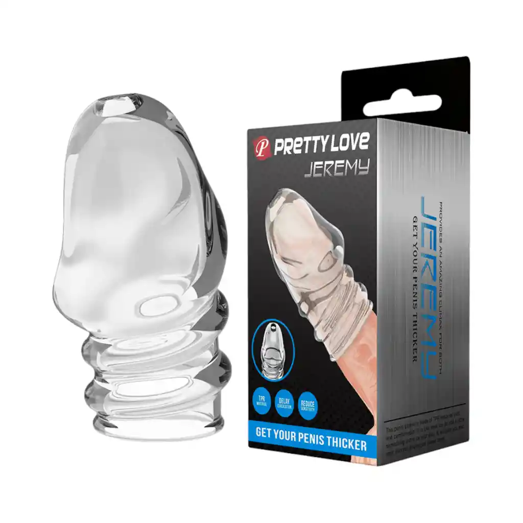 Funda Penis Sleeve Jeremy Transparente