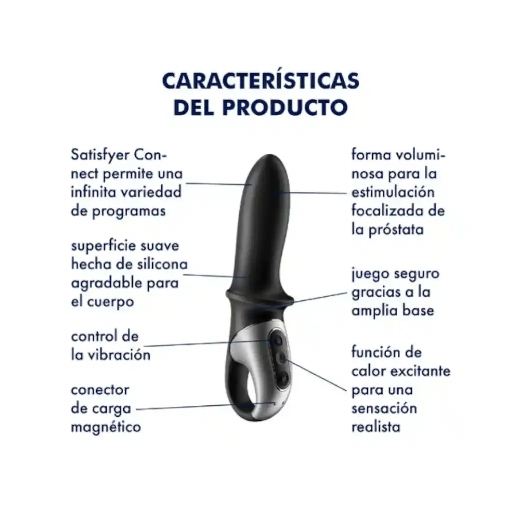 Satisfyer Vibrador Prostático Hot Passion Con App