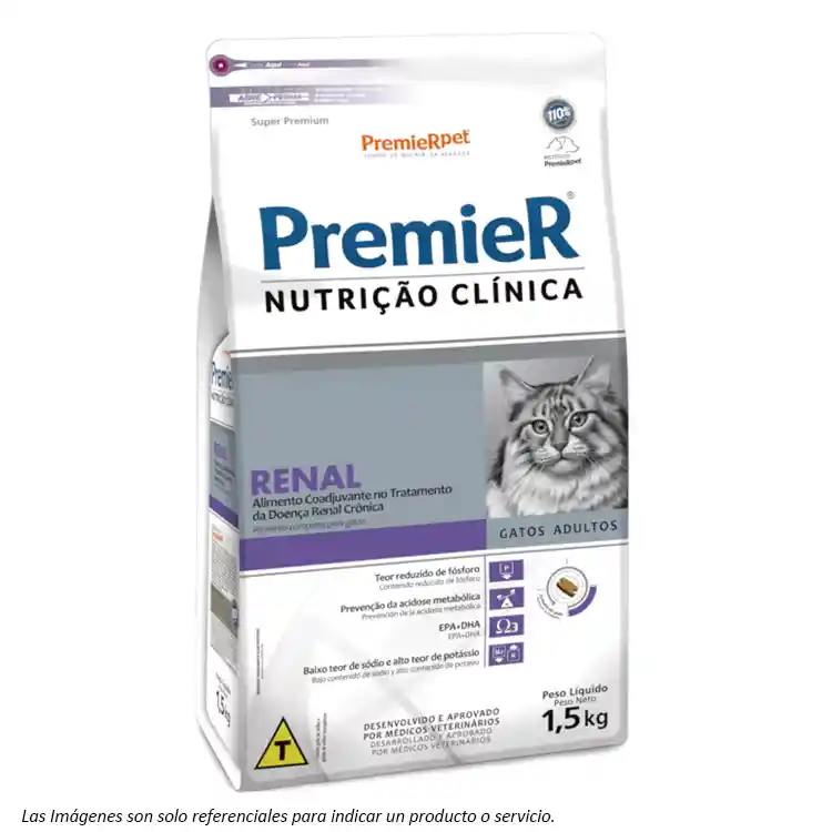 Premier Pet Clínico Renal Felino 1.5kg