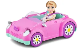 Zuru Sparkle Girlz Speedster Auto Convertible Rosado C/muñeca