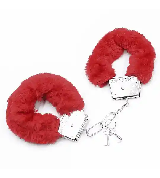 Esposas Peluche Rojas