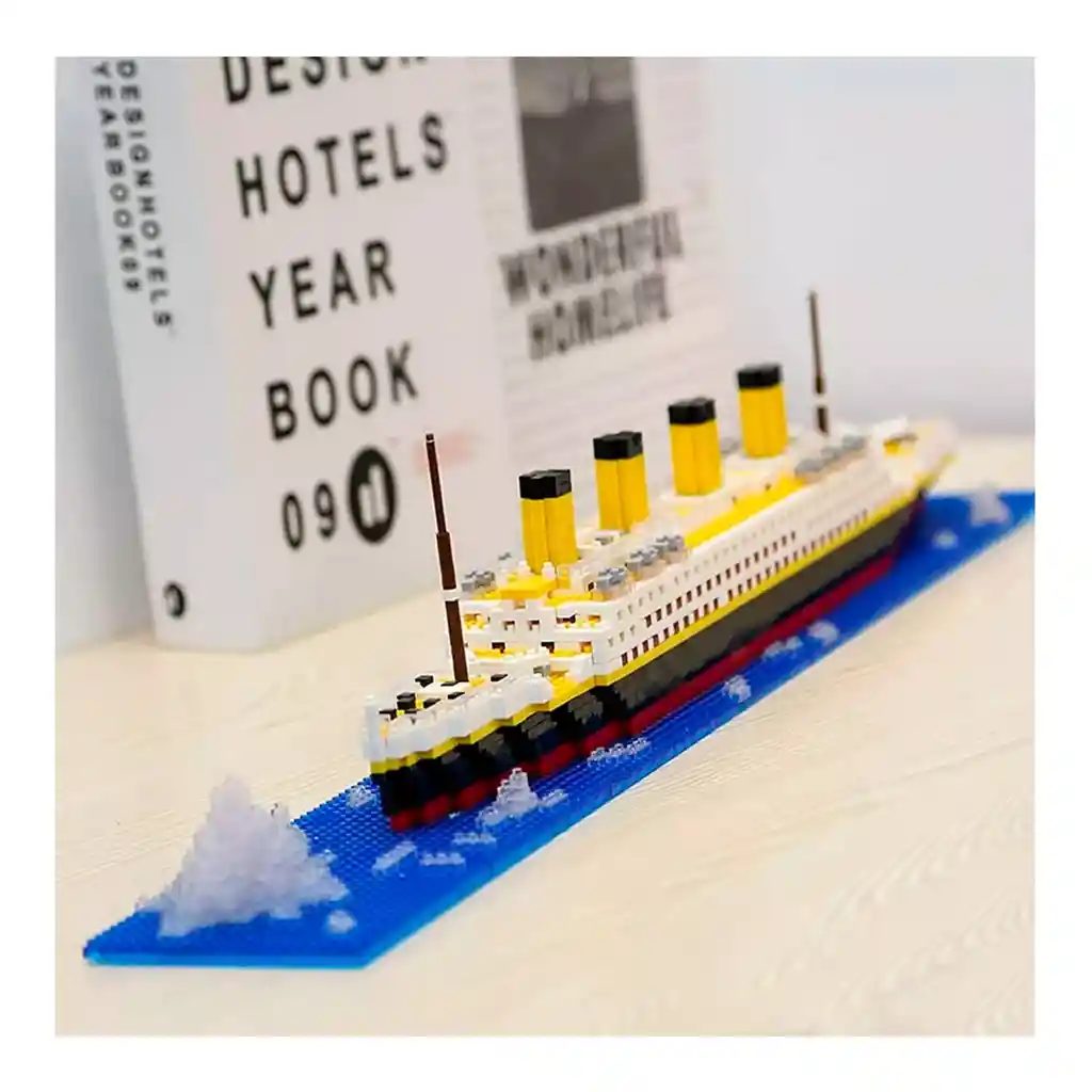 Set De Construcción Rms Titanic Modelo 3d 1860 Piezas