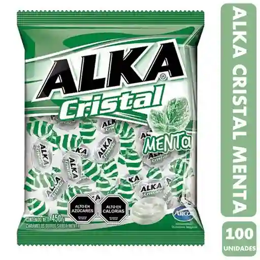 Caramelos Arcor Alka Cristal Menta (bolsa Con 100 Unidades)