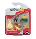 Jazwares Pokemon Battle Set Figuras 3ú. 5 A 8cm Flareon +tyrunt + Appletun