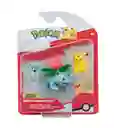 Jazwares Pokemon Battle Set Figuras 3ú. 5 A 8cm Horsea+ivysaur+pikachu