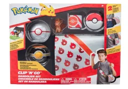 Jazwares Pokemon Set Bolso Entrenador Clip´n´go Con 2 Pokebolas-cinturón Y Figura Vulpix