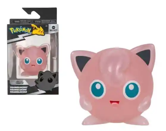 Jazwares Pokemon Figura Translúcido Jigglypuff 5 A 8cm