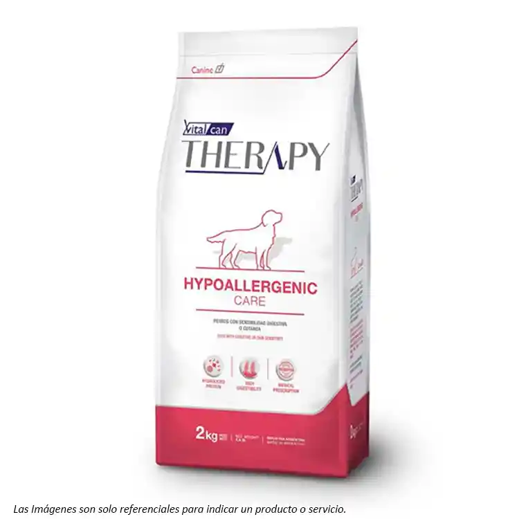 Therapy Hypoallergenic Canino 2kg - Vitalcan