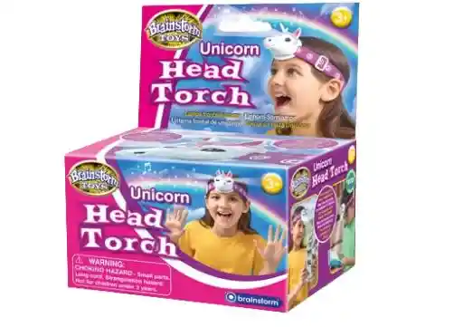 Brainstorm Toys Linterna Frontal De Unicornio C/sonido De Chispas