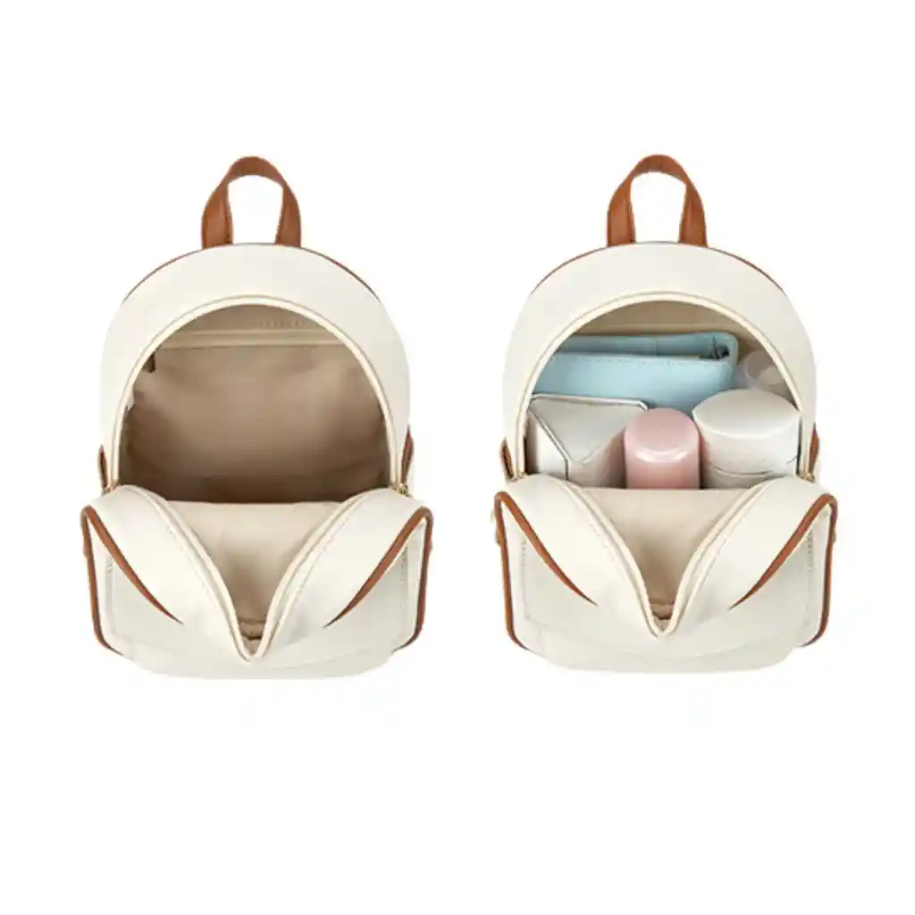 Ecosusi Mini Mochila Con Lazo - Beige