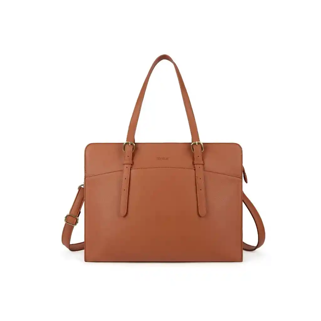 Ecosusi Bolso Tote Versátil Para Notebook 15.6" - Marrón