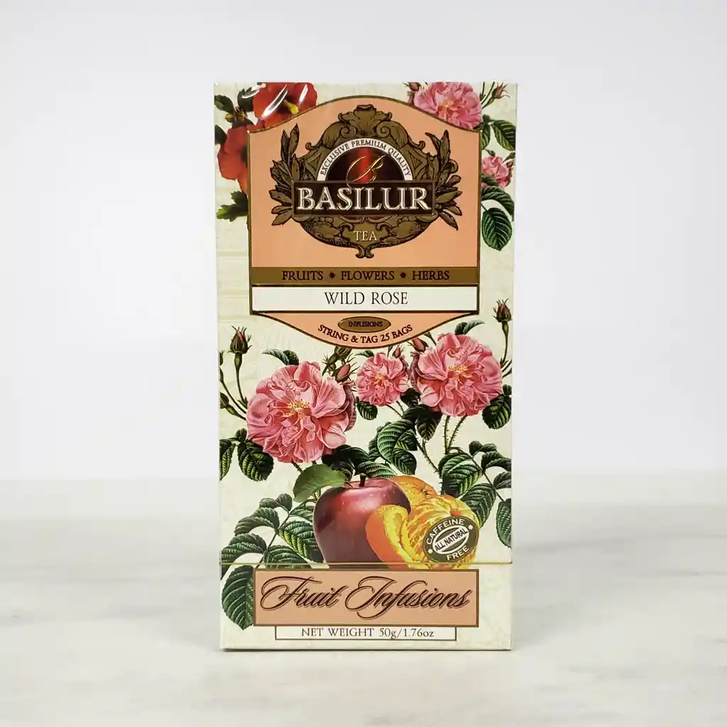 Té Wild Rose Infusions Basilur 20 Bolsitas