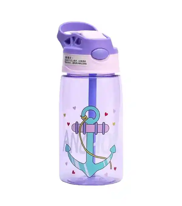 Botella Agua Infantil 480 Ml - Morada