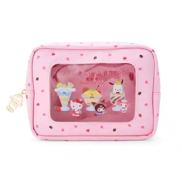 Bolsa Con Cremallera De Personajes De Sanrio (serie Parfait Shop)