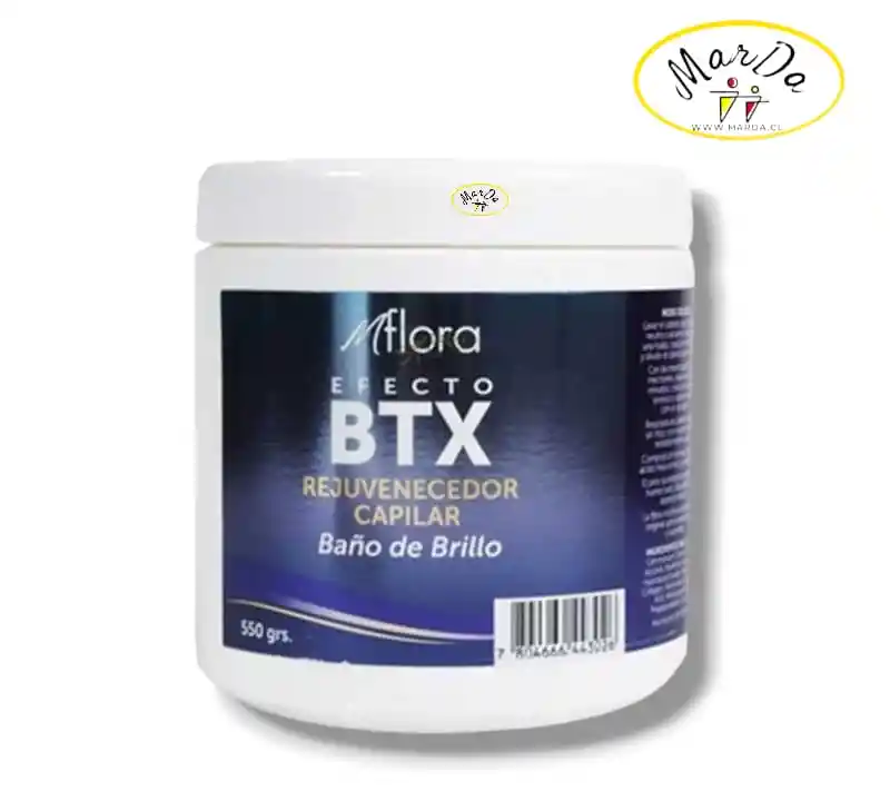 Btx Baño De Brillo Flora Profesional Crema Capilar