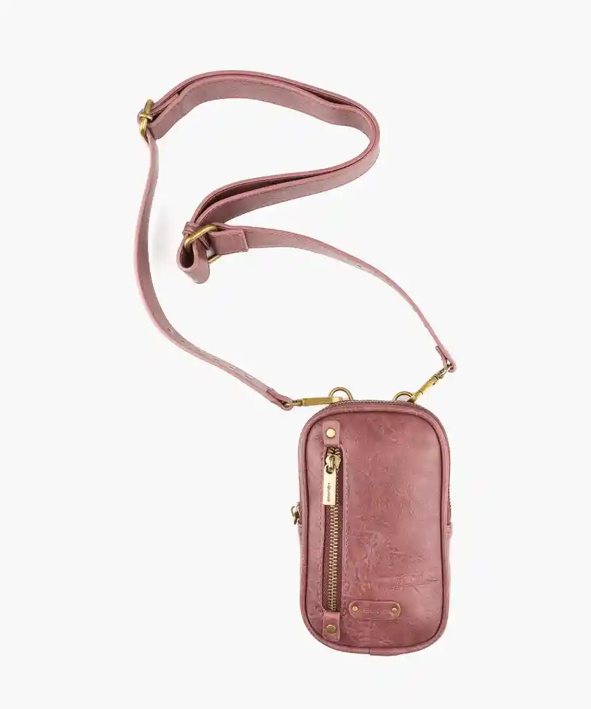 Mini Cartera Para Celular Cierre Vertical Boho
