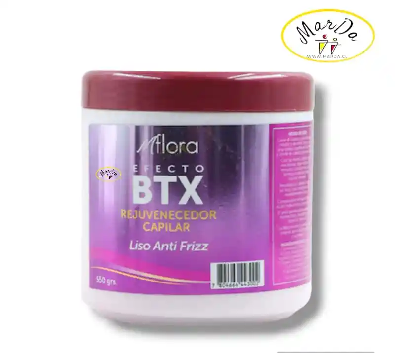 Efecto Btx Liso Antifrizz Flora Profesional Crema Reparacion Masaje Capilar