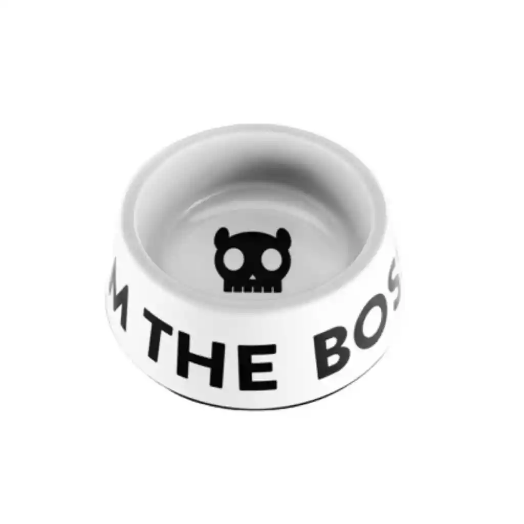 Plato Zee Dog, Bowl Im The Boss White (large)