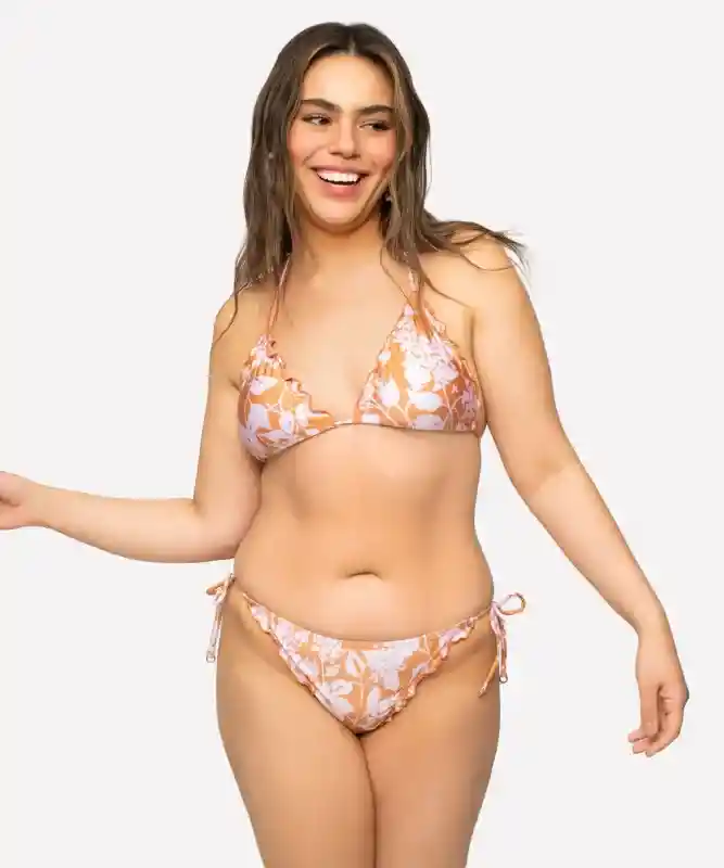 Bikini Mujer Triángulo Estampado Xl