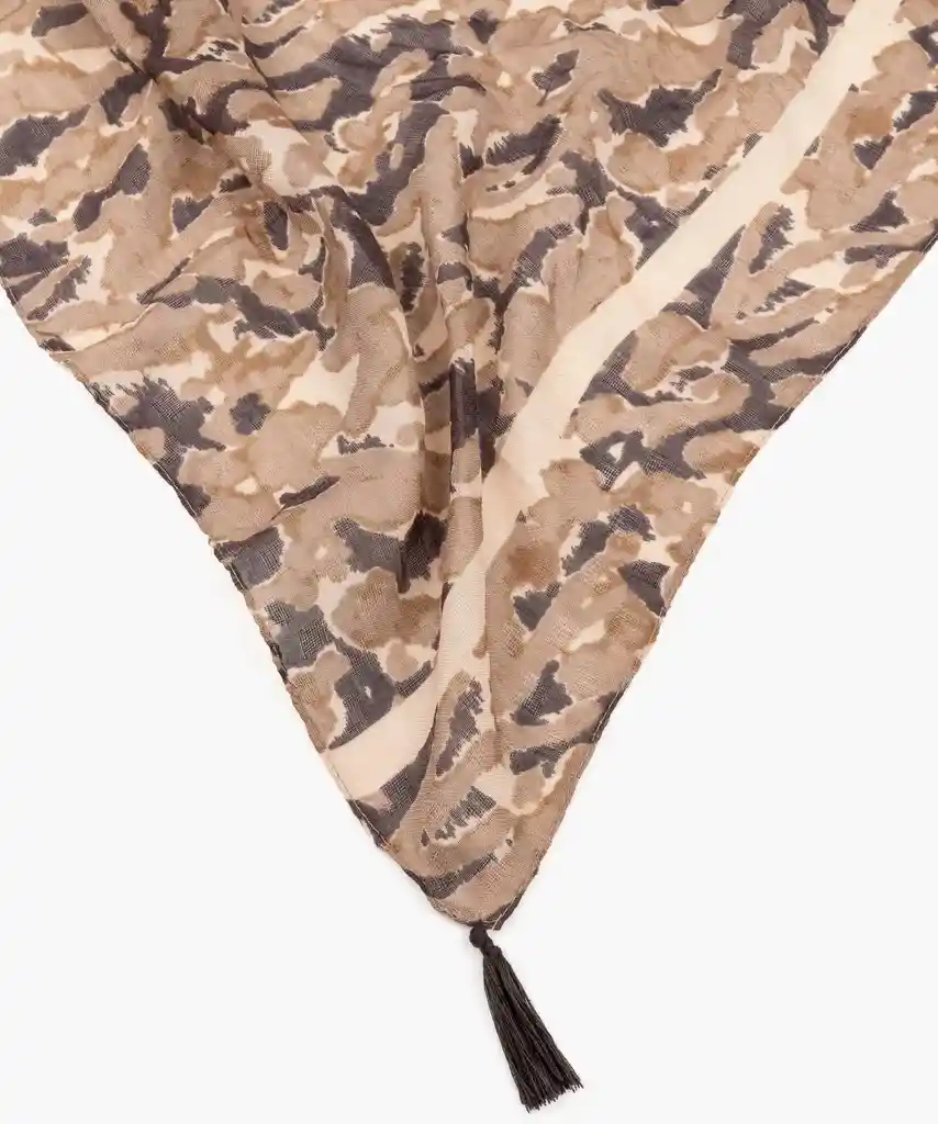 Estola Mujer Camuflado Gris