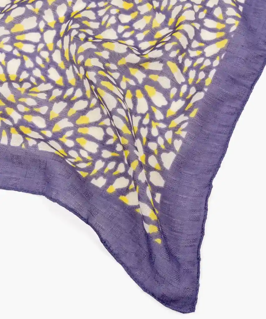 Bandana Mujer Animal Print Azul