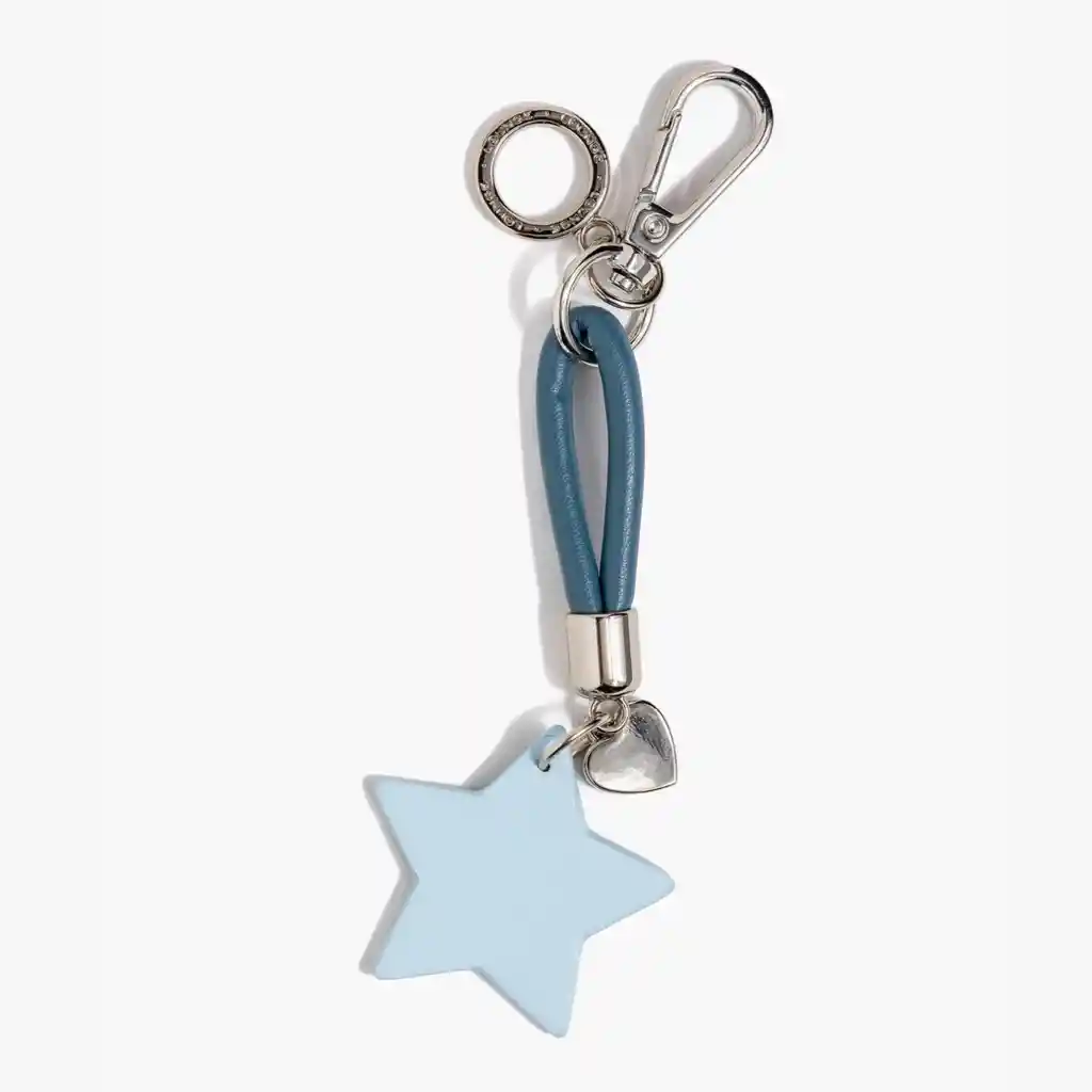 Llavero Mujer Estrella Colgante Celeste