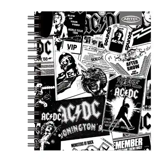 Cuaderno Especial Artel 120 Hojas Acdc