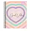 Cuaderno Universitario Artel 100 Hojas 7mm Arcoiris Pastel