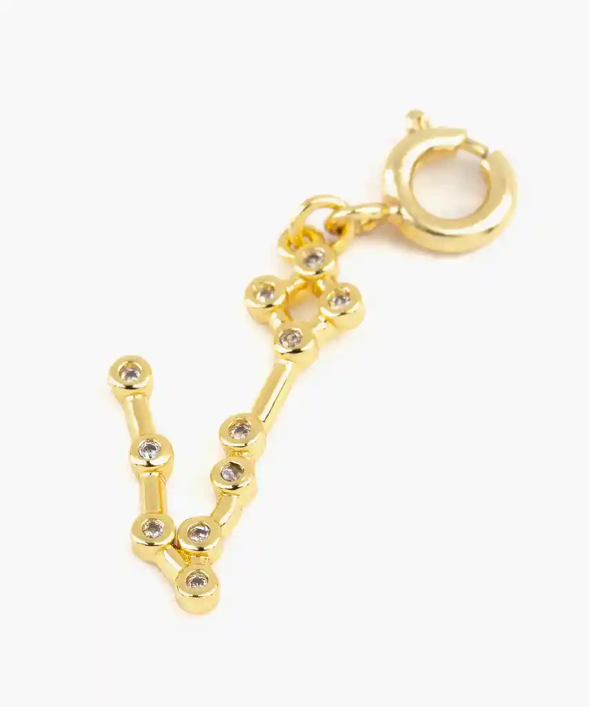 Charm Dije Mujer Zodiaco Piscis Dorado
