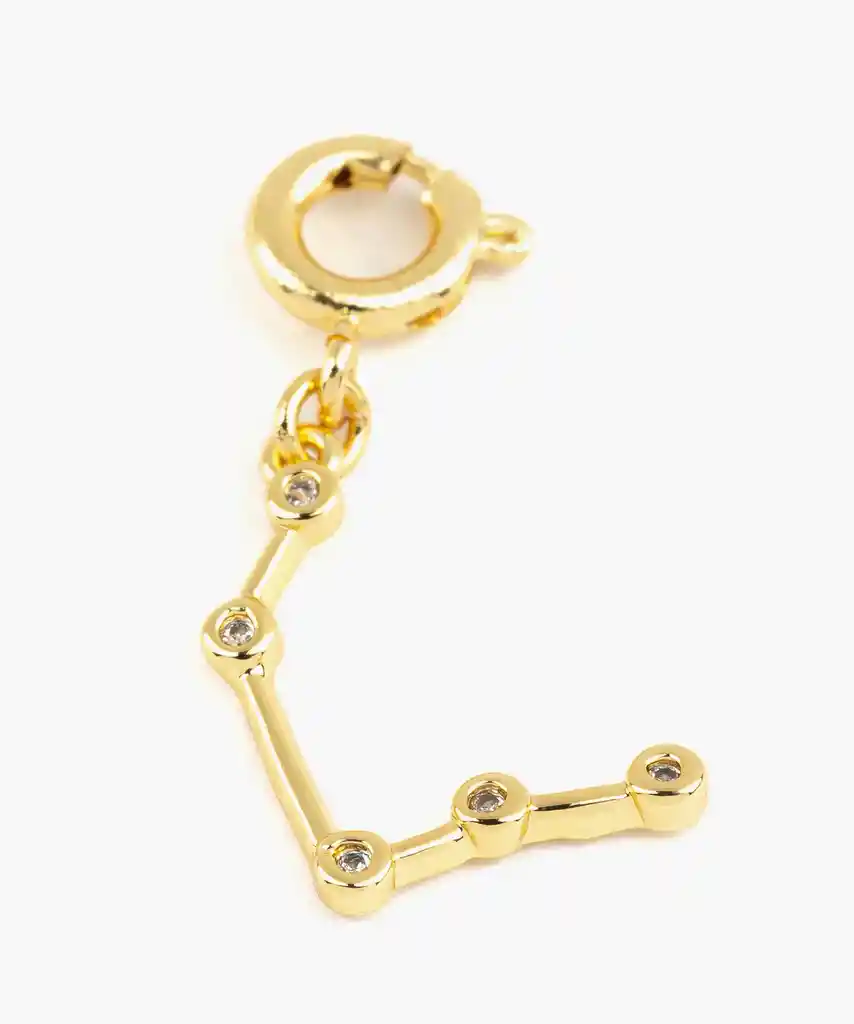 Charm Dije Mujer Zodiaco Aries Dorado