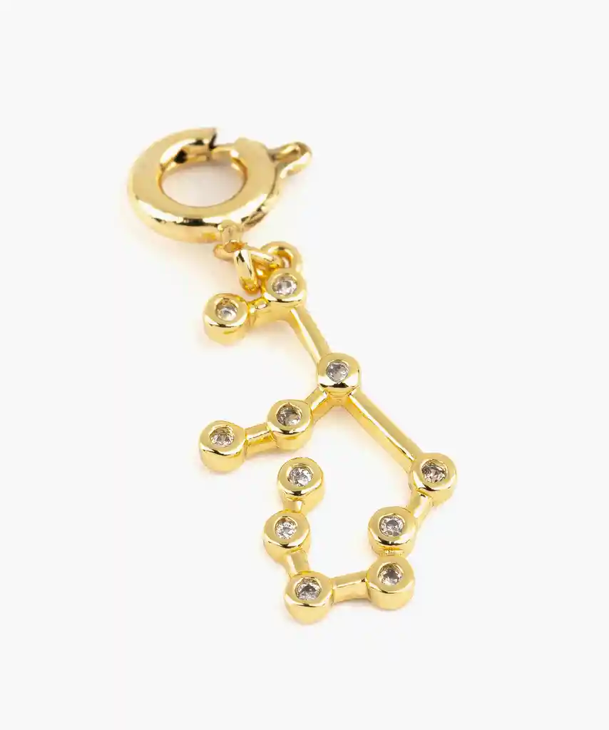 Charm Dije Mujer Zodiaco Virgo Dorado
