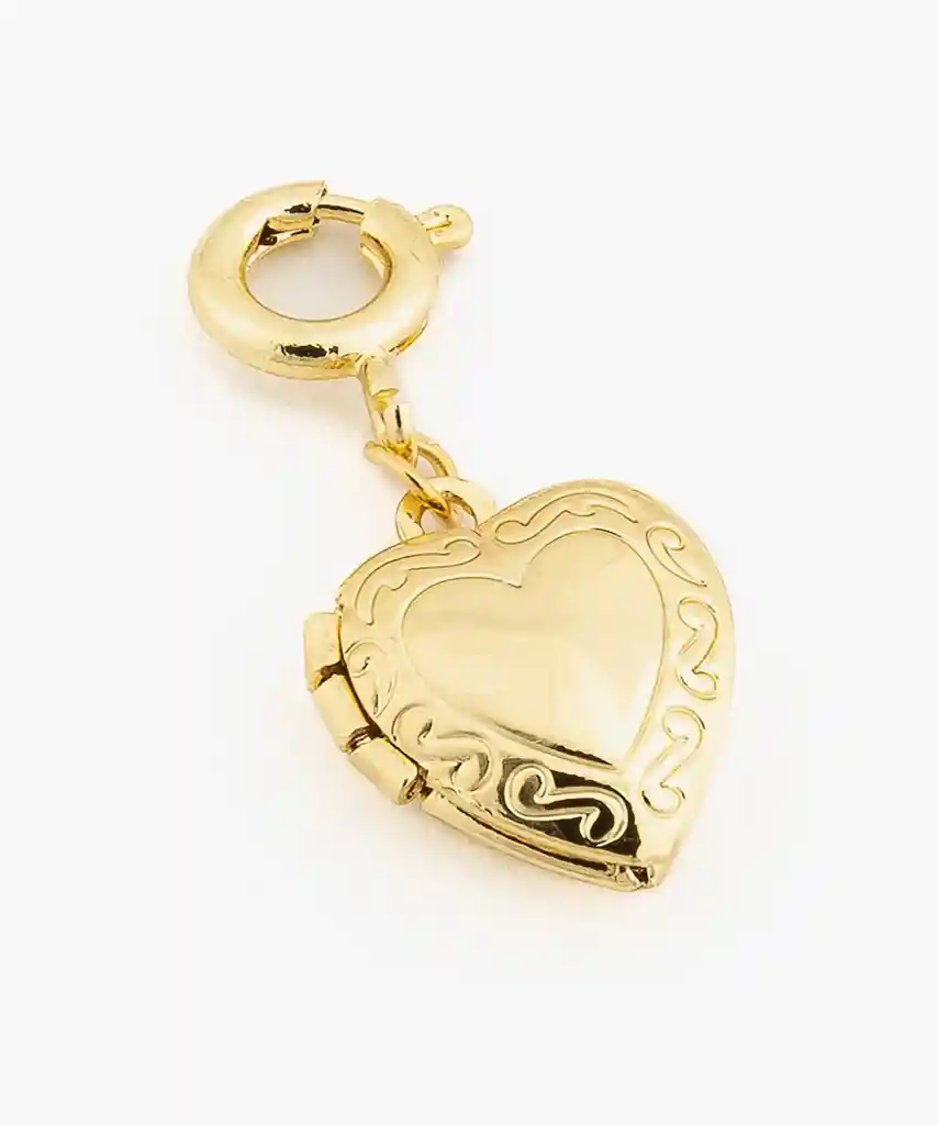 Charm Dije Mujer Corazón Dorado