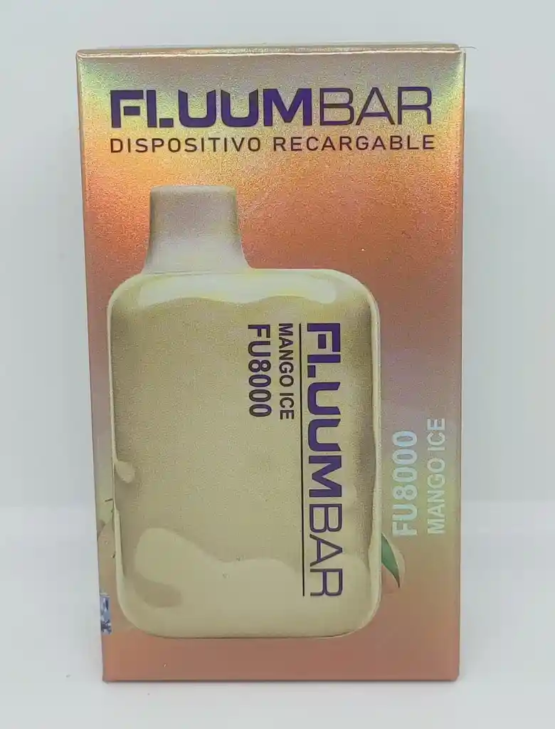 Vaper Fluum Bar Mango Ice 8000 Puff Sin Nicotina