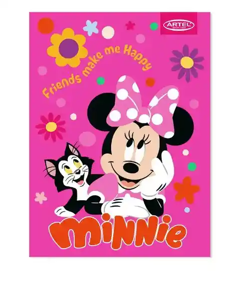 Cuaderno College Artel 100 Hojas Diseño Minnie Jr