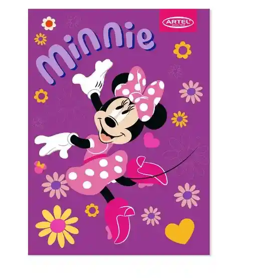 Cuaderno College Artel 100 Hojas Diseño Minnie Jr