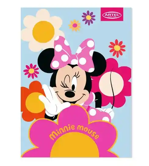 Cuaderno College Artel 100 Hojas Diseño Minnie Jr