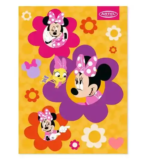 Cuaderno College Artel 100 Hojas Diseño Minnie Jr