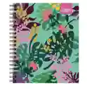 Cuaderno Universitario Artel 100 Hojas 7mm Diseño Floral 2024