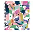 Cuaderno Universitario Artel 100 Hojas 7mm Diseño Floral 2024