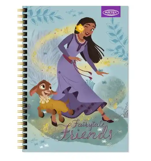 Cuaderno Universitario Artel 100 Hojas 7mm Diseño Wish 2024