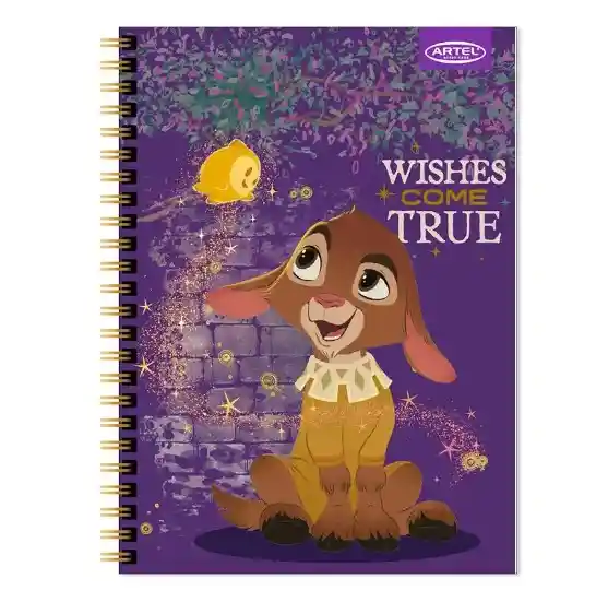 Cuaderno Universitario Artel 100 Hojas 7mm Diseño Wish 2024