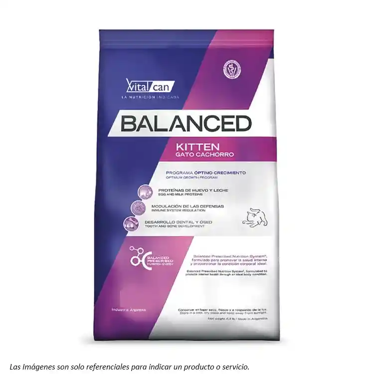 Balanced Kitten / Gatitos 2kg - Vitalcan