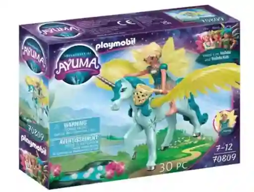Playmobil Adventures Of Ayuma Crystal Fairy C/unicorn 30 Piezas 70809