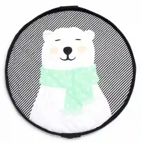 Playgo Polar Bear 3 En 1 Travelbag, Toystorage Playmat 120cm