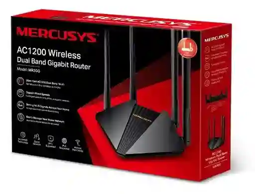 Mercusys Router Ac1200 Wireless Dual Band Gigabit Mr30g