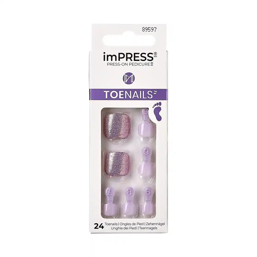 Uñas Impress Para Pies- Satisfied