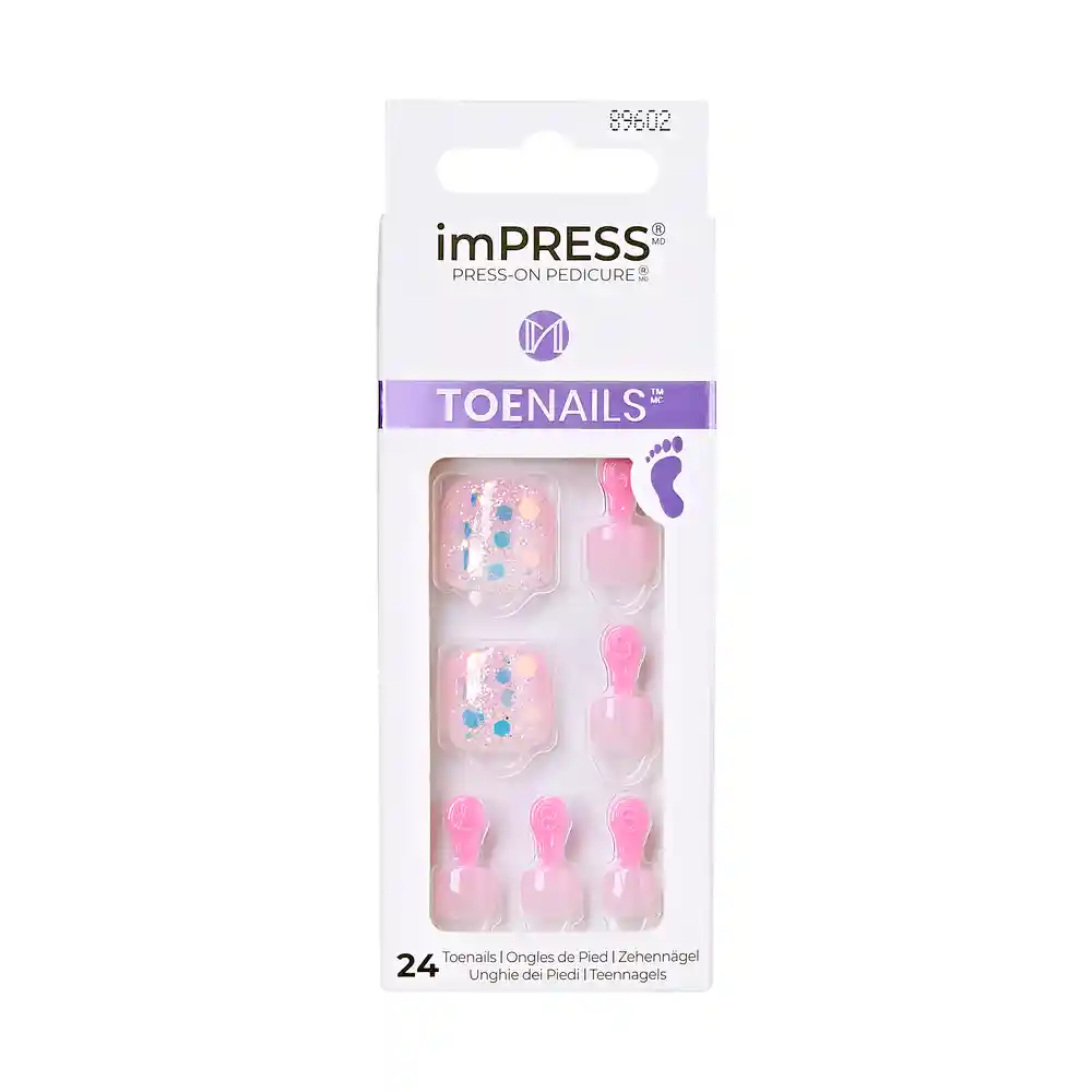 Uñas Impress Pies - Brave Hearts