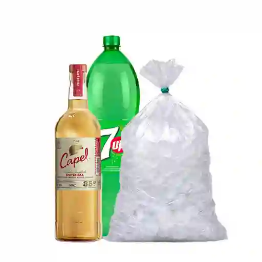 Promo Capel 1l + Bebida 3l + Hielo
