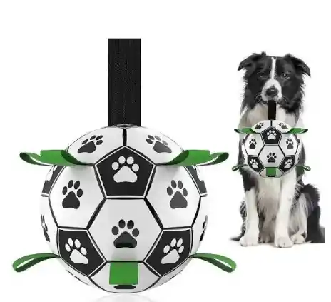 Turbo Dog Pro - Pelota De Futbol De 18 Cm + Bombin (perros)